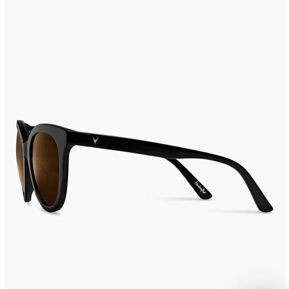 NWT Vincero Demi 53mm Polarized Round Sunglasses, Case & cleaning cloth - Picture 4 of 10